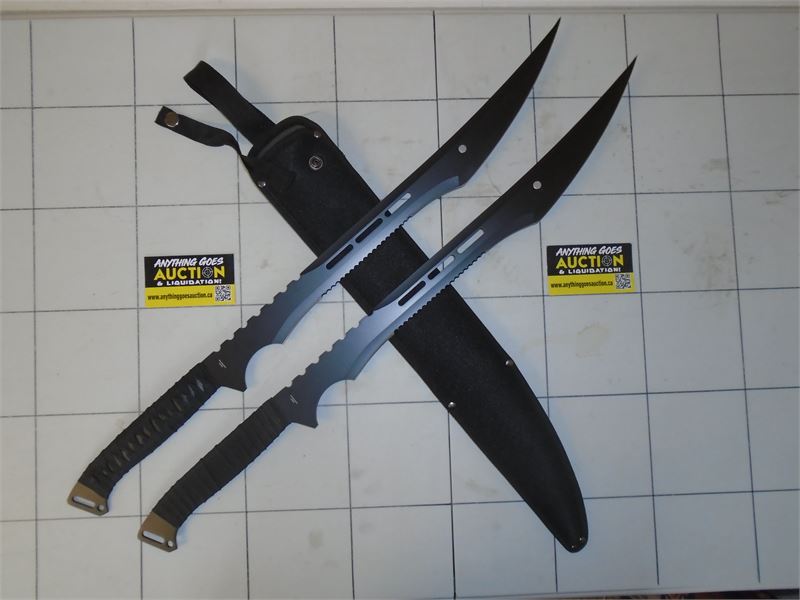 Anything Goes Auction - Machete Twin Tactical Black
